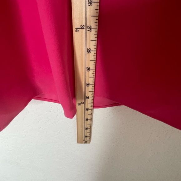Trina Turk NWT Knox Off Shoulder Dress Flared Sleeve Shift Size M Pink Lined - Picture 12 of 14
